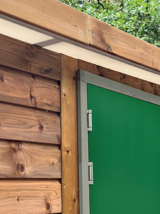 Buitendeur groen (RAL 6002)