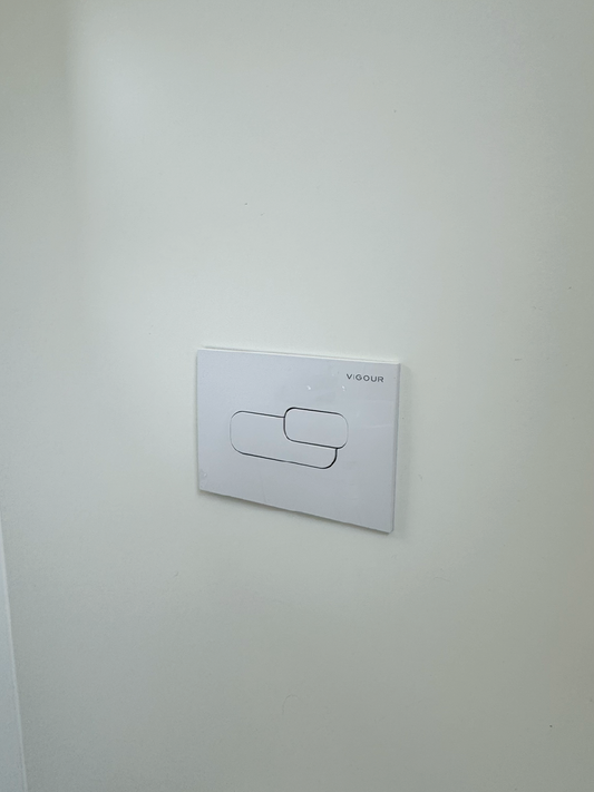 Doorspoel bedieningsplaat