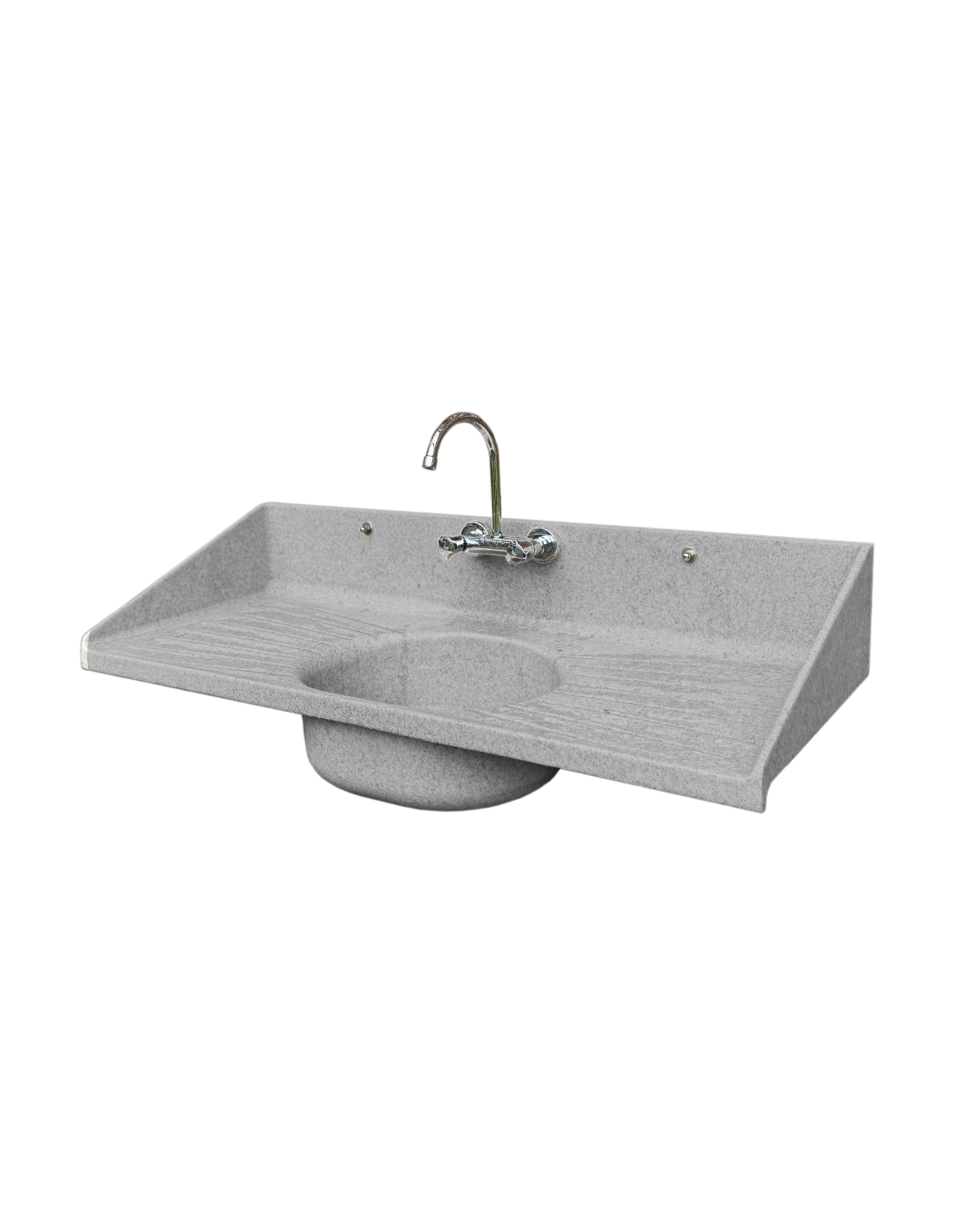 Solid surface washing area