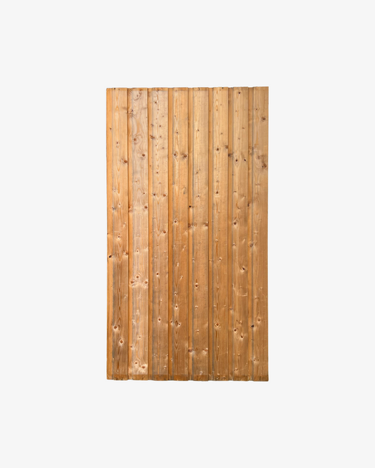 Rabatdelen buitenafwerking (bruin geïmpregneerd)