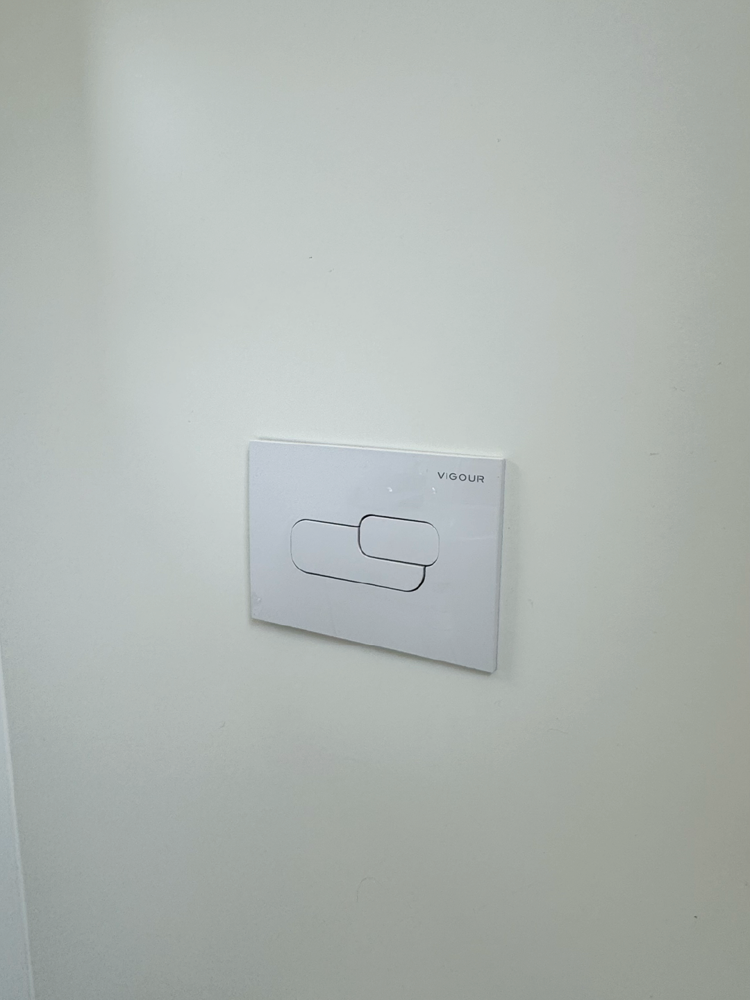 Doorspoel bedieningsplaat