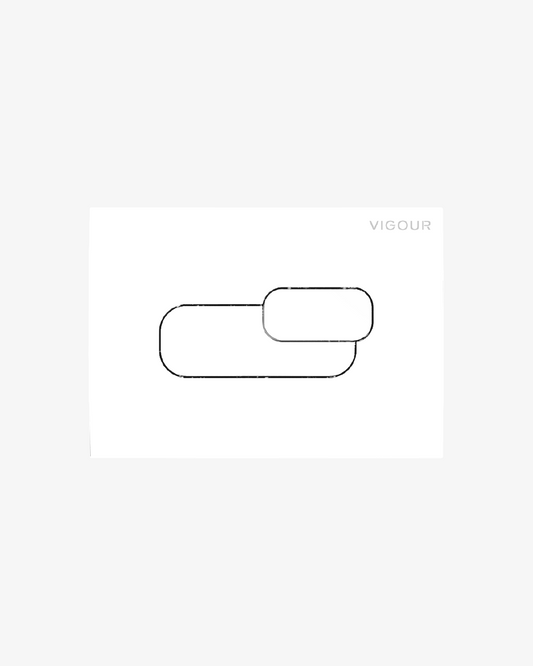 Doorspoel bedieningsplaat